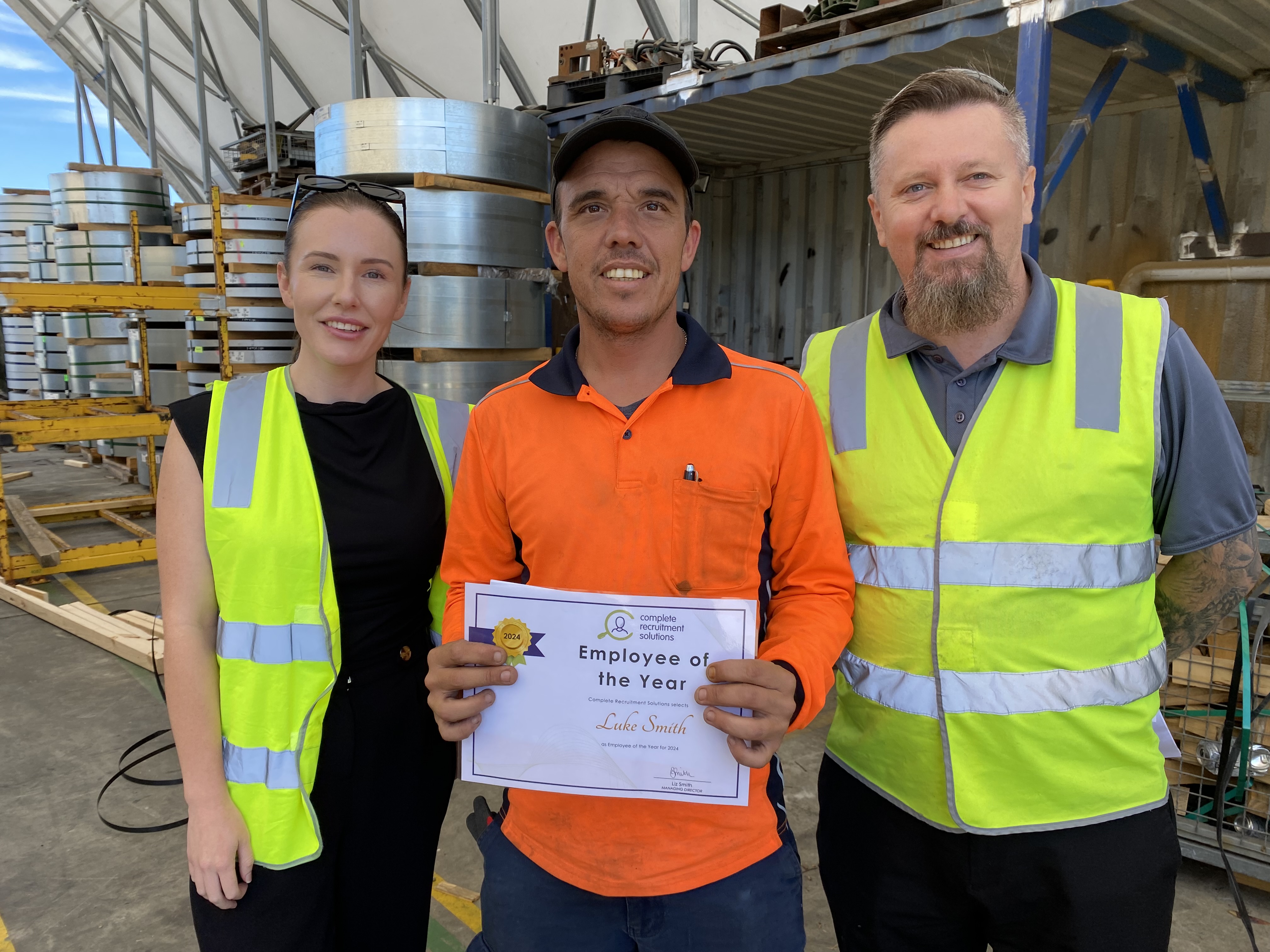 Luke Smith Employee Of The Year 2024